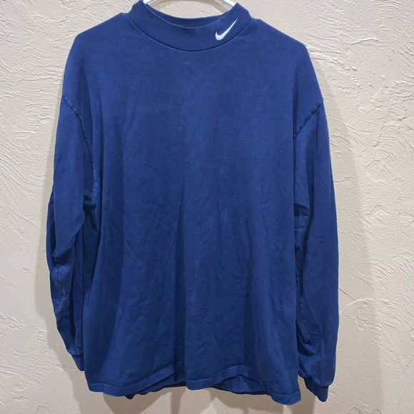 vintage nike mock neck long sleeve